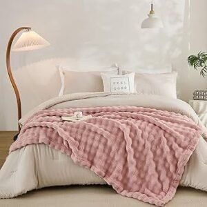 Blush Velvet Throw