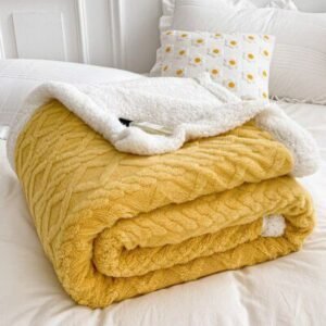 Honey Sherpa Blanket